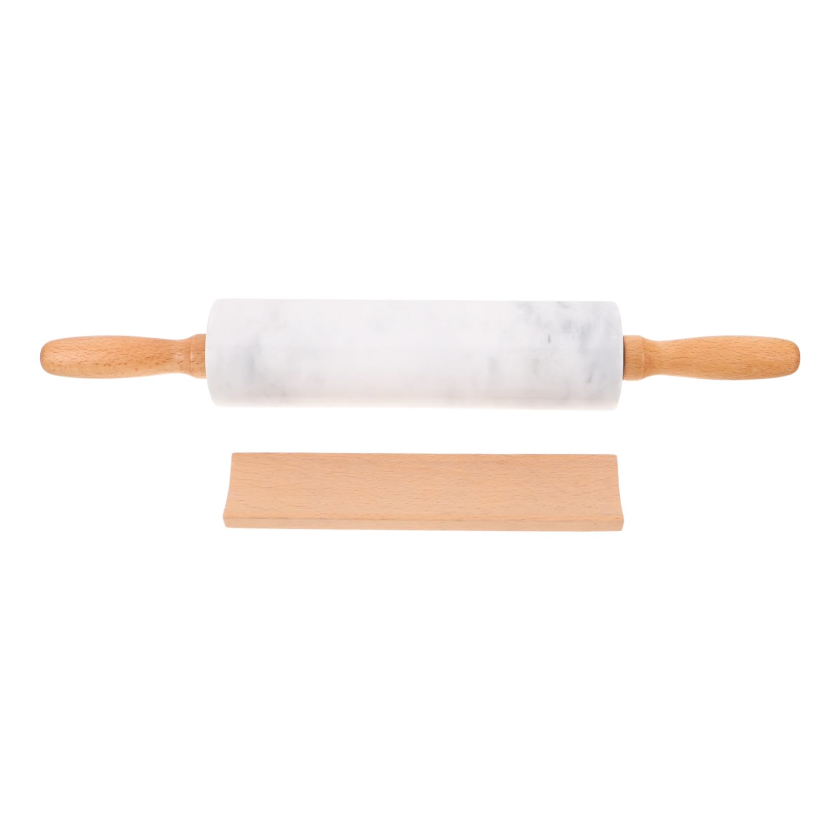 3 Piezas Rodillo de Mármol Pequeño para Masa Rodillo de Cocina de Alimenticio Antideslizante y Resistente para Repostería Fondant Pizza y Pan Herramienta Versátil para Hornear el
