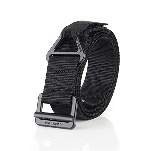 Outdoor Men Tactical Belt Unisex Function Combat Survival Nylon Sports Cycling Belts 1Pcs (Size : 125cm, Color : Wx522 Green)