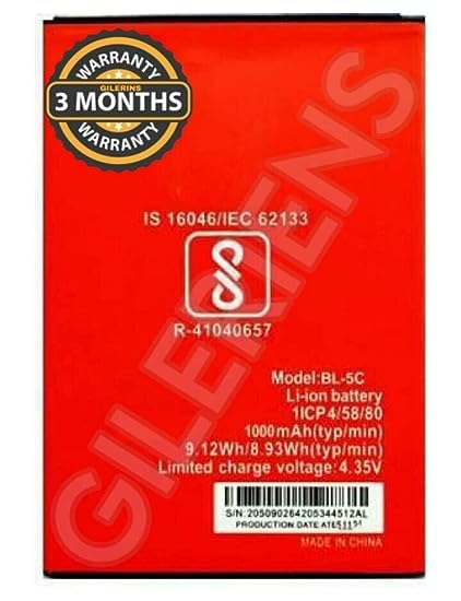 Image of Original BL-5C Battery for Itel /it2161 /it2192T /it2171 /it2173 /it2163 /u20 / Battery with 3 Month Warranty *** (E120)