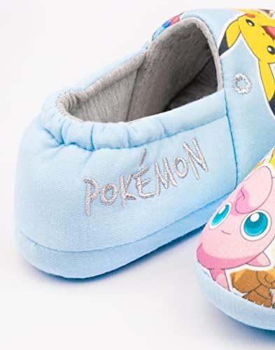 Pokemon Slippers Girls Kids Pikachu Sylveon Evee Blue Shoes Loafers 11.5 US Little Kid | Image 4