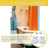 Shower Handle Replacement Compatible with Price Pfister Contessa and Windsor Bath Handles and Shower Handles Hot and Cold Shower Knobs 2 Pack Replacement Part - Image 5