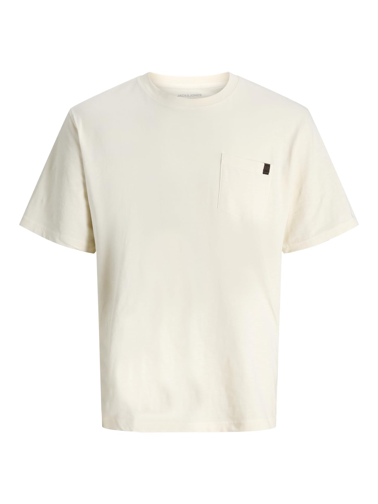 JACK & JONES Jjedover Slub Tee Ss Noos, Antique White, M