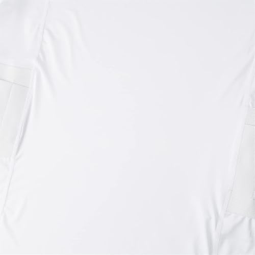 Miniatura 6 de LIBOSHENG Holster Camisa Hombres Oculto Llevar Compresión CCW Cuello Redondo Apretado Transpirable, Blanco