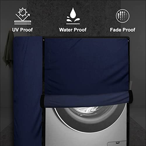 Image of Wembley Top Load LG Washing Machine Cover 8 Kg Front Panel Waterproof, Stainproof and Dustproof Suitable for 8 Kg, 9 Kg, 9.5 Kg, 10 Kg, 11 Kg for Samsung, LG, Whirlphool - White