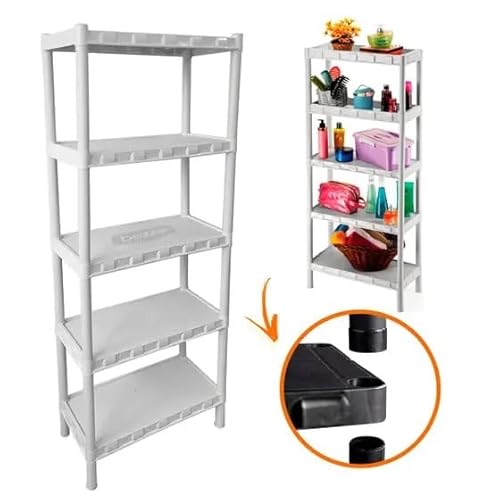 Estante Plástica com 5 Prateleiras