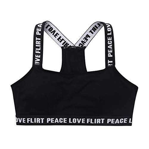 iEFiEL Puberty Growing Young Girls Soft Padded Cotton Sports Training Bra Wireless3