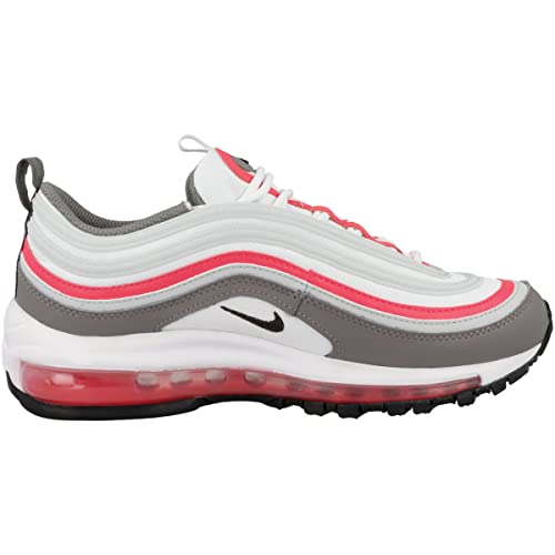 Nike Air Max 97 Girls Shoes Size 5, Color: White/Grey/Red3