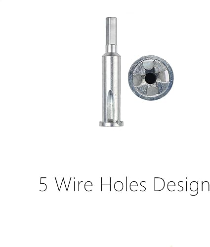 Miniatura 4 de Herramienta de torsión de pelado de alambre de acero, herramienta de torsión de alambre de 2 piezas, herramienta de pelado y torsión de cables para