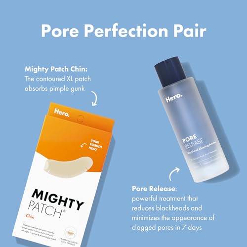 Patchs menton hydrocolloïdes Mighty Patch pour stopper les boutons rebelles sans irriter la peau