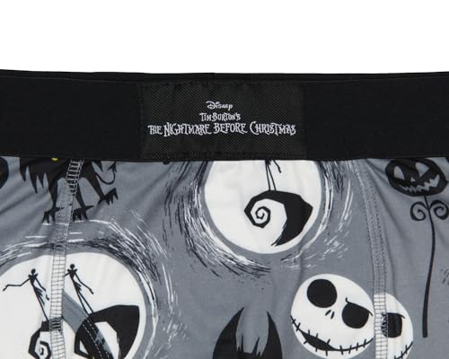 Intimo DCNB0042BXBM Disney Men'S The Nightmare Before Christmas Jack Skellington Boxers Underwear Boxer Briefs (X-Large) Grey thumb #1