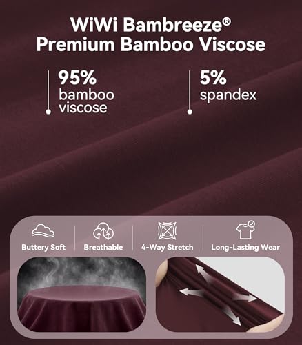 Image of WiWi Bamboo Viscose womens capri pants Wide Leg Pajama Super Soft Lounge knit Sleep shorts Cooling Pj Bottoms S-XXL