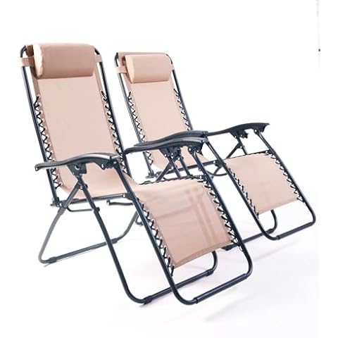 Bravich Set of 2 Weatherproof Reclining Loungers Cover