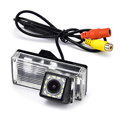 Image of 12 LED Car Rear View Camera for Toyota Reiz /Mark X MarkX /Prius /Toyota Land Cruiser LC100 LC120 LC200 Prado & Waterproof and Shockproof Reversing Backup Camera (12 LED)