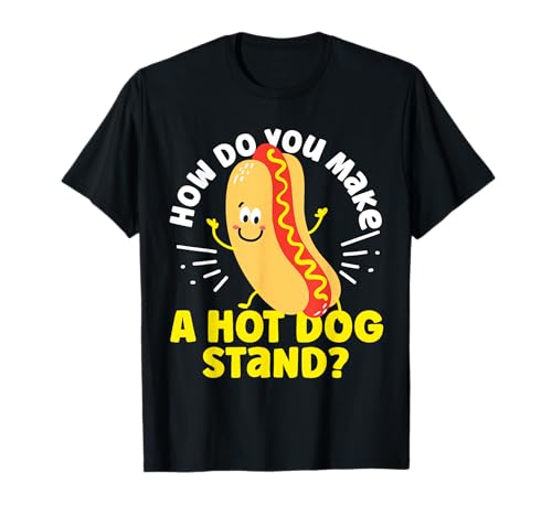 Diseño de perros calientes para el equipo y el propietario de Hotdog Stand Camiseta