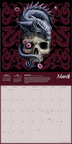 Dragons by Anne Stokes Wall Calendar 2026 (Art Calendar) - Image 3