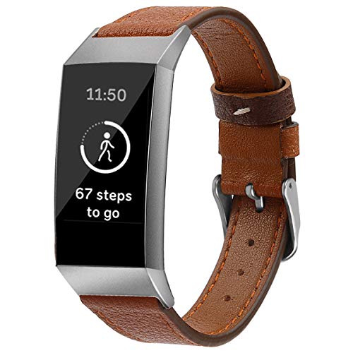 ���v�o���h �R���p�`�u�� Fitbit Charge 3 / Charge 3 SE/Charge 4 (�t�B�b�g�r�b�g �`���[�W 4)�AClassicase�X�}�[�g�E�H�b�`�o���h �x���g �����x���g�{�v ���U�[ (Pattern 1)