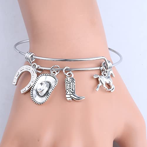 ENSIANTH Horse Bracelet - Western Cowboy & Cowgirl Gift - Equestrian & Rodeo Gift2