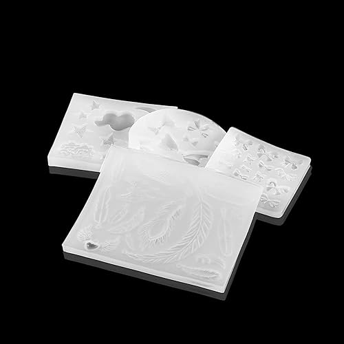 Miniatura 5 de Molde de lazo de resina UV transparente de silicona para joyería, molde de resina artesanal, epoxi para manualidades, suministros de fabricación de