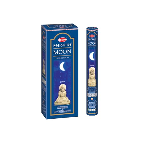 HEM - The Moon Incense Sticks - Pack of 6 - 120 count - 301g