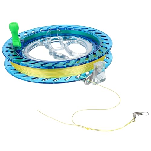XPEX 1 Pieza de Carrete de Cuerda para Cometas, Rueda para Cometas, Enrollador con Cierre,300 m de alta Resistencia,Diámetro de 18 cm,Accesorios para Cometas, Aptos para Adultos y niños