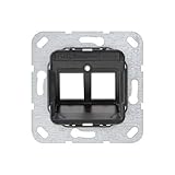 Gira 560100 Modular Jack 1, 2-Fach Tragring