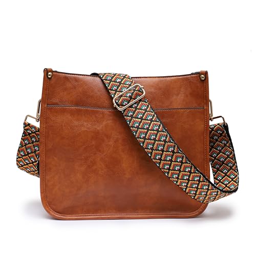 Image of Canvas Crossbody Strap for Handbags - Wide Adjustable Shoulder Strap Replacement