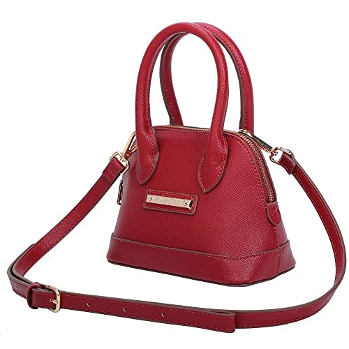 Bolsa Pequena Fellipe Krein Bowling Transversal FK448 Cor:Vinho