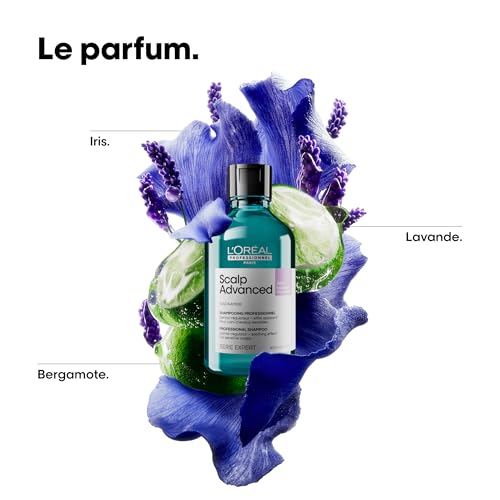 L'OREAL PROFESSIONNEL - Shampoing Anti-Inconfort & Démangeaisons - +83% d'Apaisement du Cuir Chevelu et +49% d'Hydratation - Soin Dermo-Régulateur pour Cuirs Chevelus Sensibles - Sans Silicone - 300ml