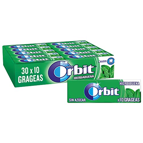 Orbit Dragee Single 14g Spearmint 30 x 14 g