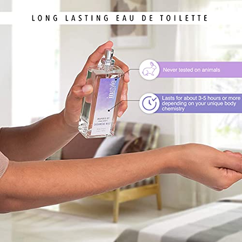 Instyle Fragrances | Inspired By Donna Karan's Cashmere Mist | Women’s Eau De Toilette | Vegan, Paraben Free, Phthalate Free | Never Tested On Animals | 3.4 Fluid Ounces #TOP5