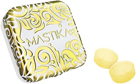 MASTIKA GUM | Natural Premium Mastic Flavored Chewing Gum | Sugar Free + Aspartame Free | Long Lasting Natural Mastic Flavor | Non GMO + Gluten Free | Vegan + Keto Friendly | Pack of 12 Pieces