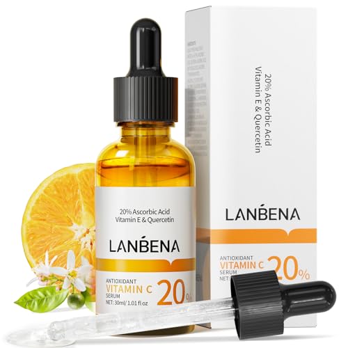 20% Vitamin C Serum For Face, 30 ML/ 1 Fl, Brightening Skin, Dark Spot Remover, Reduce Wrinkle, Anti...