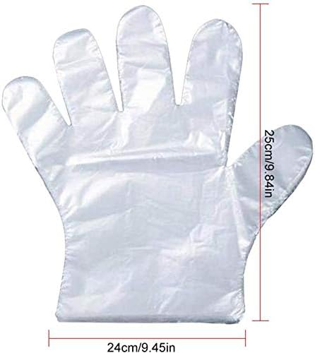 Plastic Gloves Disposable1000 Pack Clear Food Service Plastic Gloves