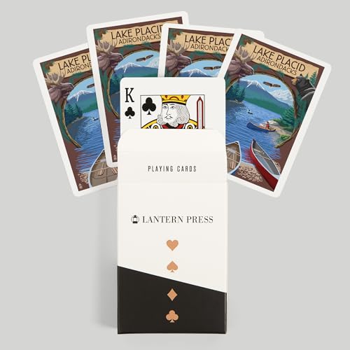 52 Naipes Poker Lake Placid, New York, Adirondacks miniatura 6