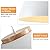 PINDODO White Pendant Light 2 Pack, 16" Large Pendant Lights Kitchen Island with Wooden Holder, Farmhouse Pendant Light Fixtures for Dining Room, Living Room, Bedroom, Entryway, Hallway, Bar, Sink