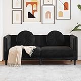 Polyvalent et facile d'entretien : ce canapé élégant est non seulement accrocheur, mais aussi pratique pour n'importe quelle pièce. Le tissu en velours de qualité supérieure est facile d'entretien et conserve son aspect luxueux. Parfait comme ajout élégant à votre salon, bureau ou chambre d'amis.