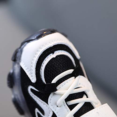 Shoes for Boys Toddler Boys Girls Led Light Sneakers Mesh Breathable Lace Up Sports Shoes 1-6 Years3