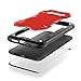 Zizo Proton 2.0 Series Compatible with Samsung Galaxy S8 Case Military Grade Drop Tested with Tempered Glass Screen Protector Black RED