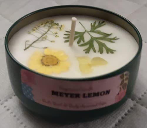 God's Bath & Body Anointed Gifts - Meyer Lemon - 8oz metallic tin can with lid