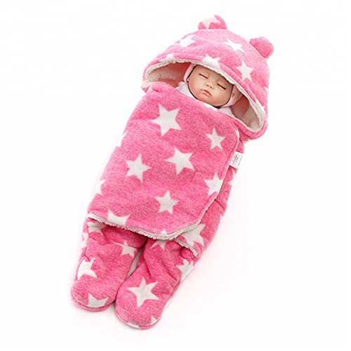 Image of BRANDONN Baby Blanket Newborn Gift Pack of Swaddle Wrapper, 0-9 Months, Length 68 cm x Width 68 cm