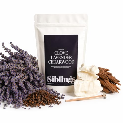 Siblings Candle Refill Kit No. 05 Clove Lavender Cedarwood