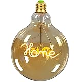 tianfan vintage led lampadine grande globo g125 4 w 220/240 v alfabeti specialità decorativo lampadina super giallo caldo casa