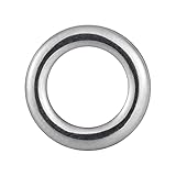 Dr.Fish 100 Pack Fishing Solid Rings, Stainless Steel Fishing Lure Rings Connector Saltwater Heavy Duty Hyper Wire Split Rings Hook Lure Replacement Rings 330LB