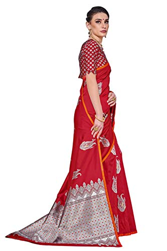 Image of Glory Sarees Women's Banarasi Silk Saree with Blouse Piece (GS Kara143 Parent)
