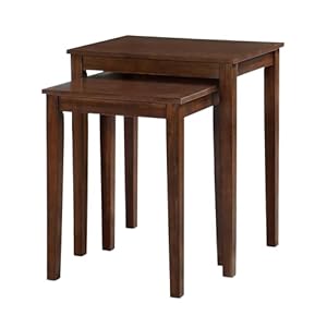 Convenience Concepts American Heritage Nesting End Tables, Espresso