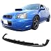 Front Bumper Lip Compatible With 2004-2005 SUBARU IMPREZA WRX STI | Sti Style PP Black Front Lip Spoiler Splitter by IKON MOTORSPORTS