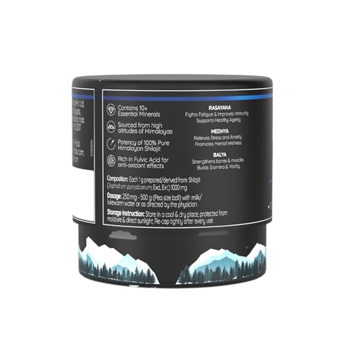 Image of Dabur Himalayan Shilajit Resin - 15g | 250mg per Serving | Boosts Strength, Stamina & Muscle Growth | Shilajit for men |100% Ayurvedic Grade A Shilajit Sourced from the Himalayas (Up to 19,000 ft)