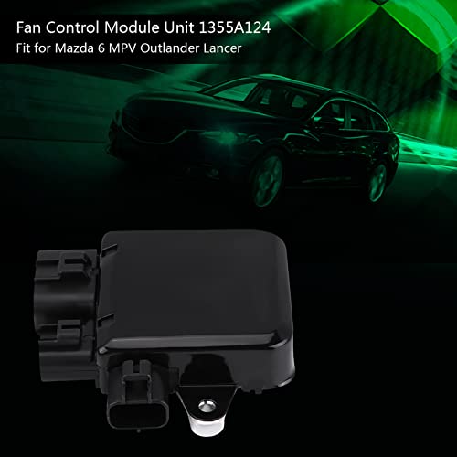 Fan Control Module, Radiator Cooling Fan Control Unit Module For Mazda 6 Mpv Outlander Lancer 1355A124 #TOP6
