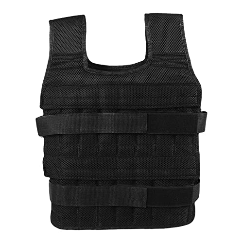 Image of 50kg Weight Vest Adjustable Loading Weight Jacket Exercise Training Fitness
