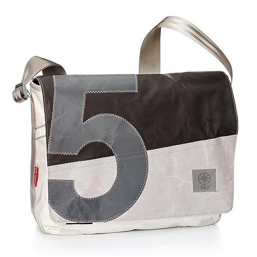 360° Barkasse Segeltuchtasche, Recycling Laptoptasche bis 15'' Zoll,...